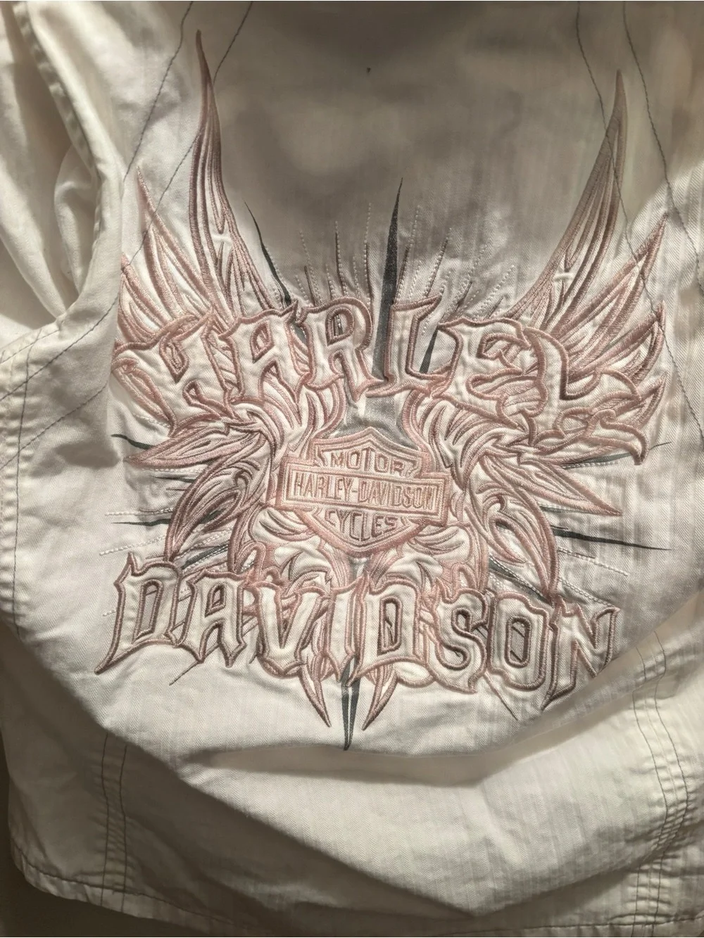 Harley Davidson Jacket Womens S Logo Hooded